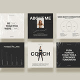 Fitness Coach Social Media Templates