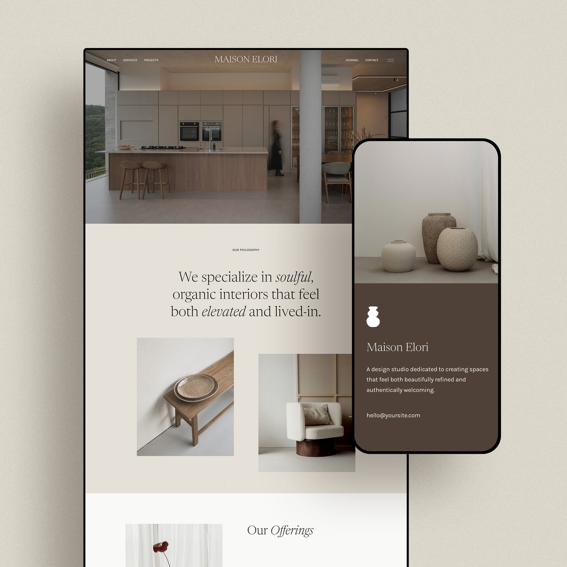 Interior Design Website Template