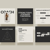 Fitness Coach Social Media Templates