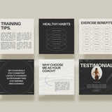 Fitness Coach Social Media Templates